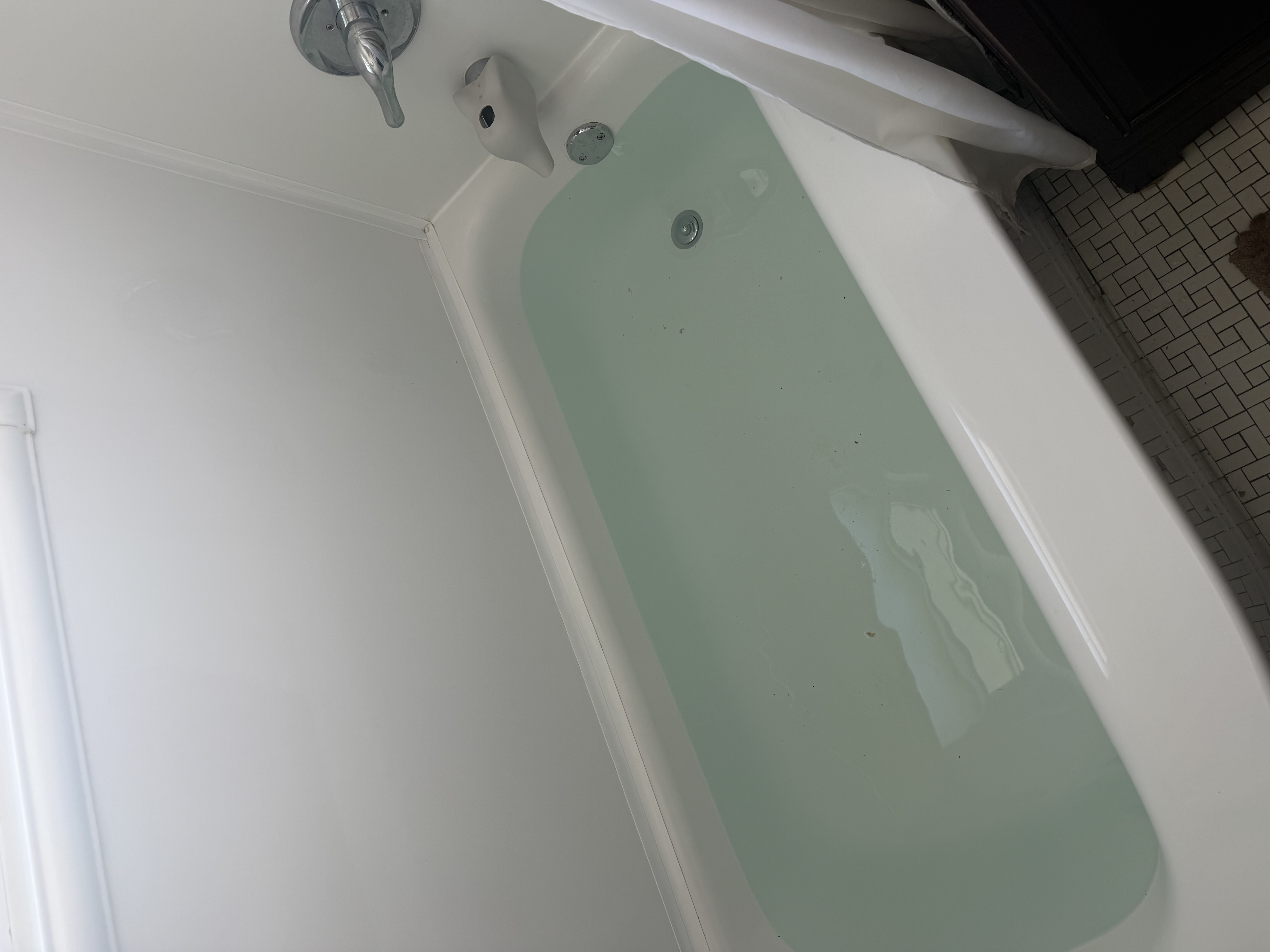 Bathroom plumbing work